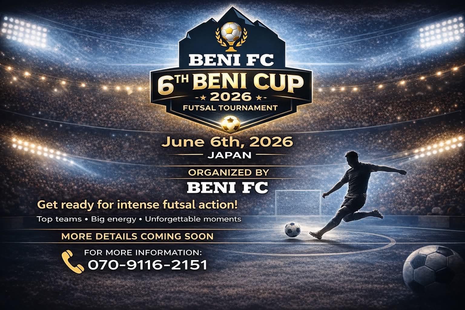 6th BENI CUP 2026 Futsal Tournament आयोजना हुने