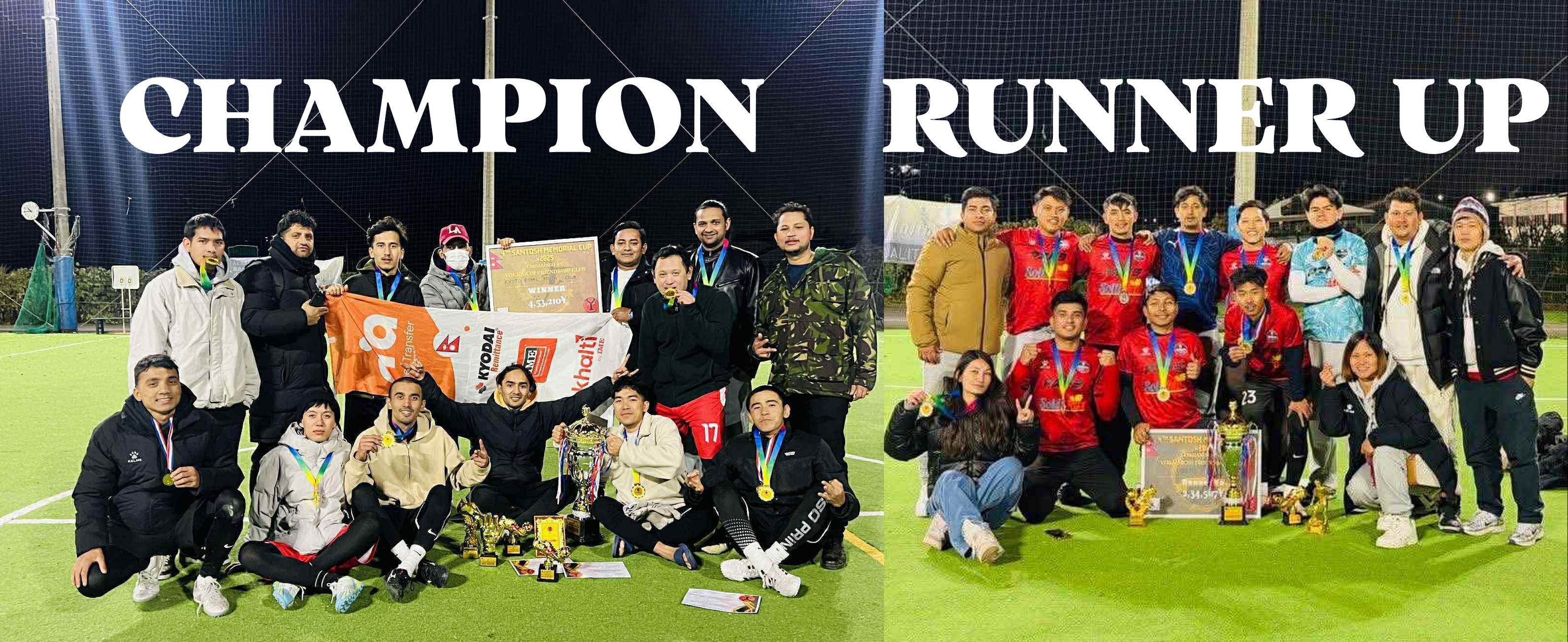 Kyoto Royals Youth club सन्तोष मेमोरियल कप २०२५ को च्याम्पियन