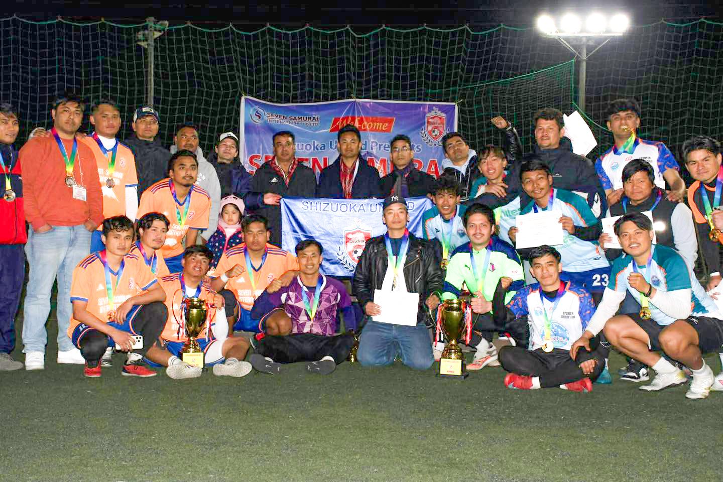 सेभेन सामुराई गोल्ड कप 2026 भव्य रूपमा सम्पन्न, MONA SHIZUOKA च्याम्पियन